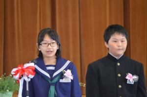 入学式の様子