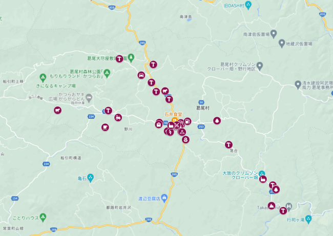 葛尾村事業者マップ