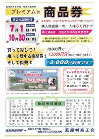 プレミアム商品券_チラシ